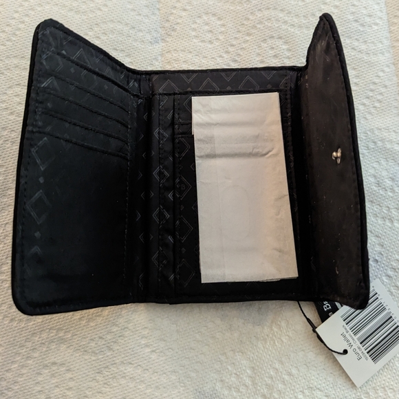 Vera Bradley Sleek and Chic Wallet in Classic Black NWT - Picture 4 of 4